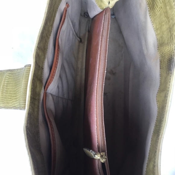 Brahmin leather croc embossed shoulder bag - Picture 7 of 8